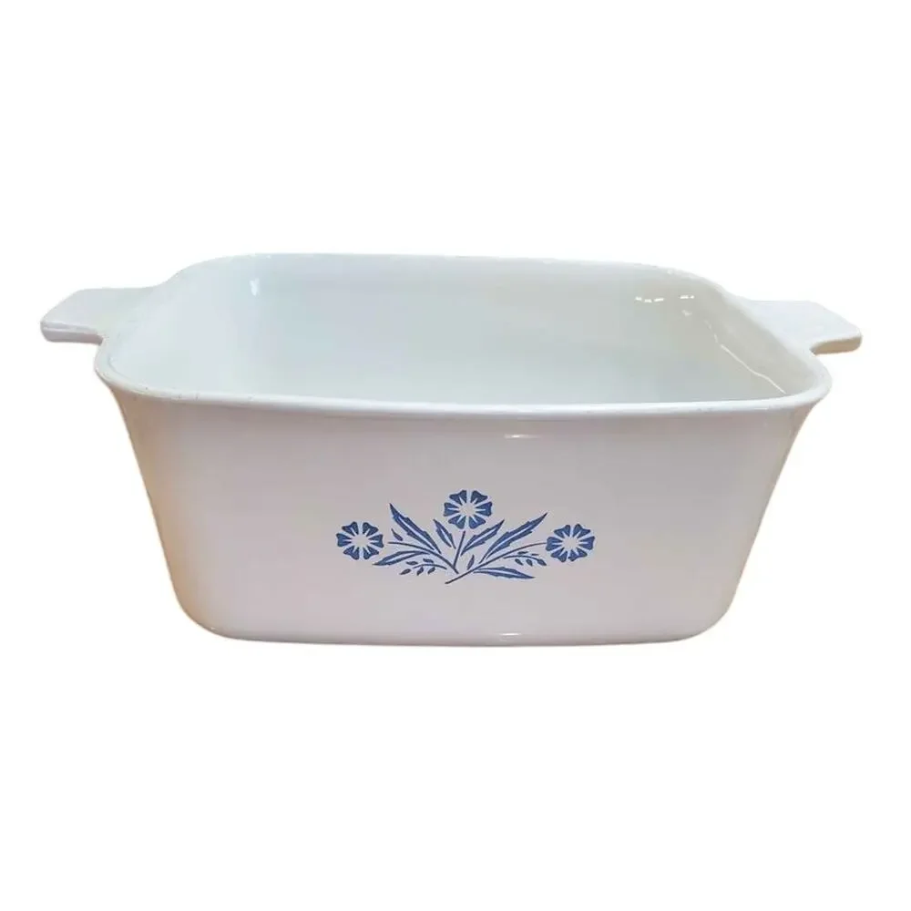 Corning Ware Blue Cornflower Meatloaf/Bread Pan Vintage